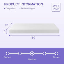 Load image into Gallery viewer, King size 6-inch Thick Medium Firm Cool Gel Memory Foam Mattress