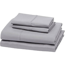 Load image into Gallery viewer, King size Silver Grey 100-Percent Egyptian Cotton 1000 Thread Count Sheet Set