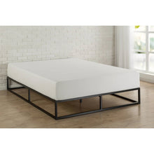 Load image into Gallery viewer, King size 10-inch Low Profile Modern Metal Wood Slat Platform Bed Frame