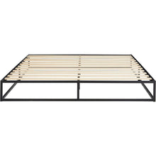 Load image into Gallery viewer, King size 10-inch Low Profile Modern Metal Wood Slat Platform Bed Frame