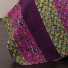 Load image into Gallery viewer, King size Vibrant Purple Yellow Boho Floral Reversible Lightweight Quilt Set
