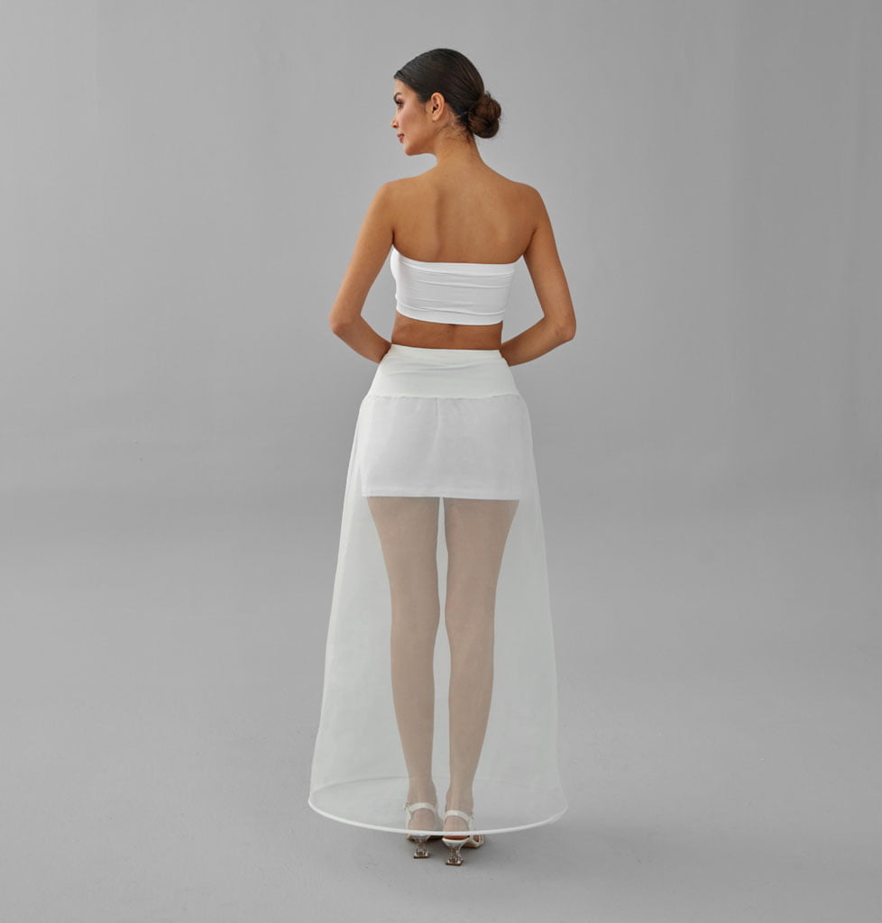 A-line Wedding Dress Underskirt, White Petticoat, Hoop Skirt