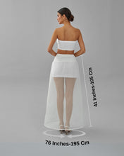 Load image into Gallery viewer, A-line Wedding Dress Underskirt, White Petticoat, Hoop Skirt