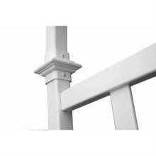 Load image into Gallery viewer, 77-inch Outdoor White Vinyl Lattice Garden Trellis with Arched Top