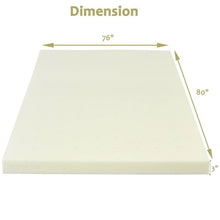 Load image into Gallery viewer, King size 3-inch Thick Soft Comfort Foam Mattress Topper