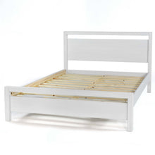 Load image into Gallery viewer, King Size FarmHouse Traditional Rustic White Platform Bed