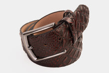 Load image into Gallery viewer, The Randor Burgundy Leather Belt