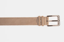 Load image into Gallery viewer, The Bari Beige Leather Belt