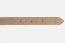 Load image into Gallery viewer, The Bari Beige Leather Belt
