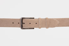 Load image into Gallery viewer, The Bari Beige Leather Belt