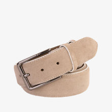 Load image into Gallery viewer, The Bari Beige Leather Belt