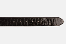 Load image into Gallery viewer, The Cordova Black Patent Leather Belt