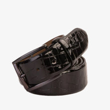 Load image into Gallery viewer, The Cordova Black Patent Leather Belt