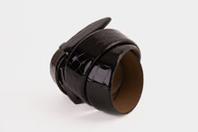 Load image into Gallery viewer, The Cordova Black Patent Leather Belt