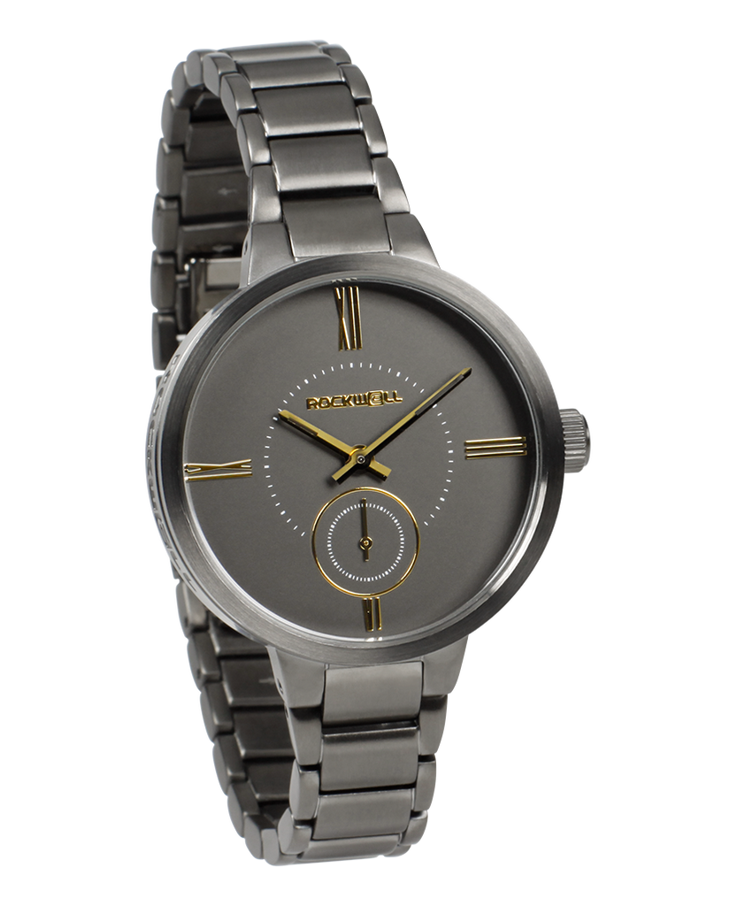 Kennedy (Gunmetal/Gold) Watch