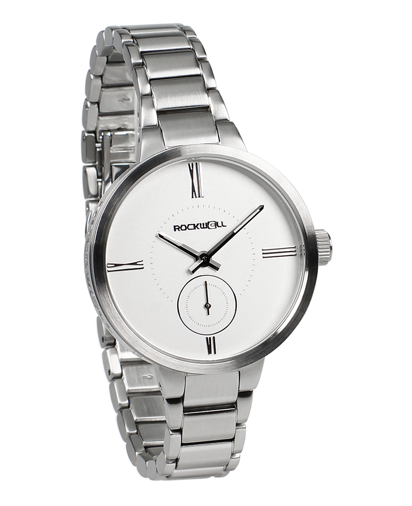 Kennedy (Silver/White) Watch