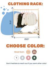 Load image into Gallery viewer, Kids Clothing Rack