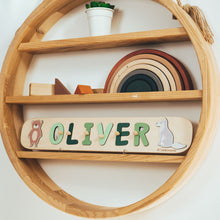 Load image into Gallery viewer, Woodland Name Puzzle