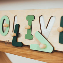 Load image into Gallery viewer, Woodland Name Puzzle