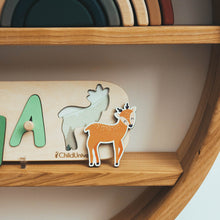 Load image into Gallery viewer, Woodland Name Puzzle