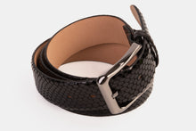 Load image into Gallery viewer, The King Black Leather Belt