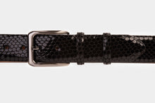 Load image into Gallery viewer, The King Black Leather Belt