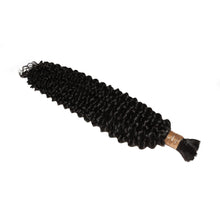 Load image into Gallery viewer, Kinky Curly Bulk 100% Human Braiding Hair