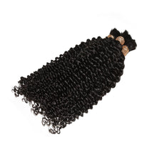 Load image into Gallery viewer, Kinky Curly Bulk 100% Human Braiding Hair