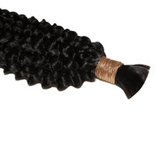 Load image into Gallery viewer, Kinky Curly Bulk 100% Human Braiding Hair