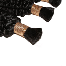 Load image into Gallery viewer, Kinky Curly Bulk 100% Human Braiding Hair