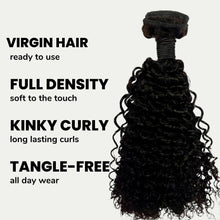 Load image into Gallery viewer, Kinky Curly 100% Human Hair Bundles