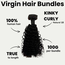 Load image into Gallery viewer, Kinky Curly 100% Human Hair Bundles