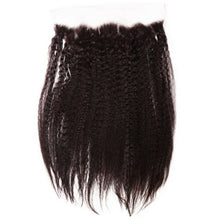 Load image into Gallery viewer, Kinky Straight 13x4 Transparent Lace Human Hair Frontal