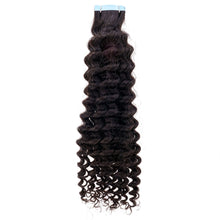 Load image into Gallery viewer, Kinky Curly 100% Human Hair Tape In Extensions
