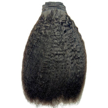 Load image into Gallery viewer, Kinky Straight Clip-In 100% Human Hair Extensions