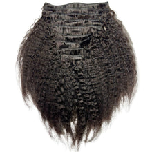 Load image into Gallery viewer, Kinky Straight Clip-In 100% Human Hair Extensions