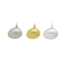 Load image into Gallery viewer, Gold silver Shell Shape Pendant/Charm,sku#L411