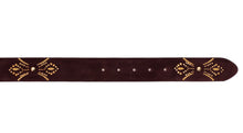 Load image into Gallery viewer, The Lazio Burgundy  Suede Leather Belt