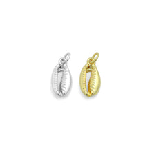 Load image into Gallery viewer, Gold Cowrie Shell Shape Charm Pendant, Sku#LD696