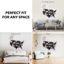 Load image into Gallery viewer, Wooden 3d LED Map of USA - Nordik