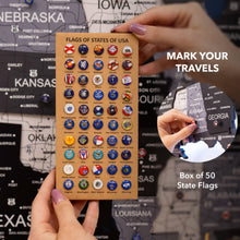 Load image into Gallery viewer, Wooden 3d LED Map of USA - Nordik