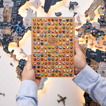 Load image into Gallery viewer, 3D LED / LUMINOUS Wooden World Map 3.0 Mystery