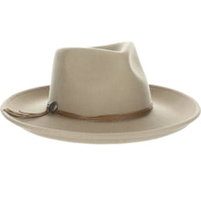 Load image into Gallery viewer, Scala Palermo - Wide Brim Wool Felt Fedora Hat