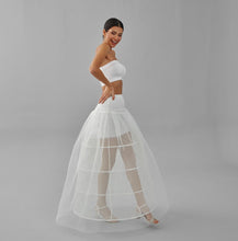 Load image into Gallery viewer, White Wedding Dress Underskirt - Petticoat Skirt for Enhanced Silhouette and Comfort