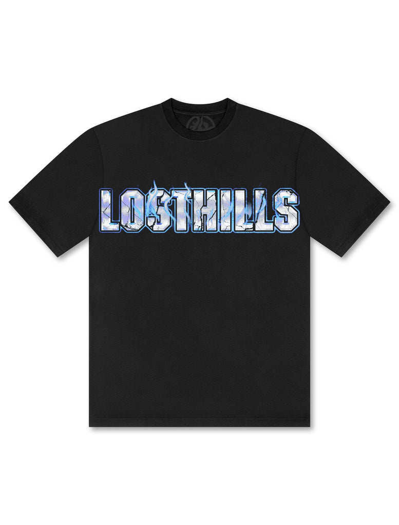 Losthills Inverted Logo Tee - Black