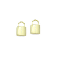 Load image into Gallery viewer, 18K Gold Color Padlock Charm Pendants, Dainty Lock Charms, Padlock Charm, 11x17mm, Sku#LK08