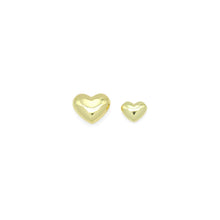 Load image into Gallery viewer, Gold 3D Puffy Heart Charm Pendant, Sku#LK1032