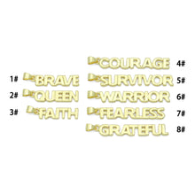 Load image into Gallery viewer, Empowerment Word Charms Collection, Words of Strength charm, Sku#LK1297