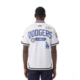 Pro Standard Los Angeles Dodgers Letterman Button Down - White