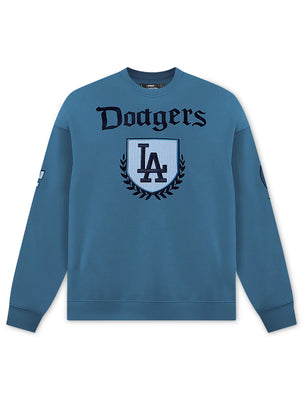 Pro Standard LA Dodgers Country Club Crewneck - Steel Blue
